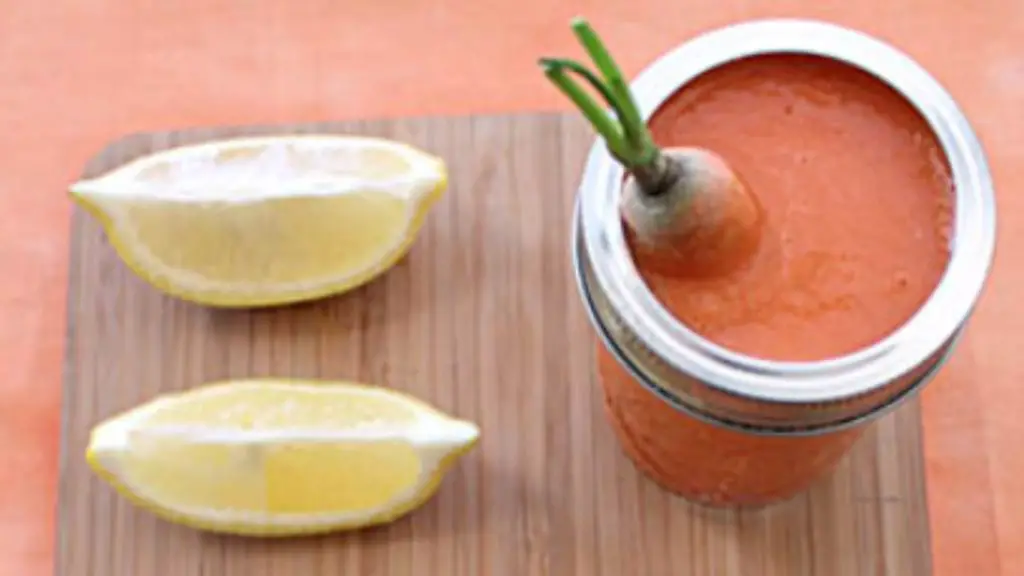 carrot lemonade smoothie 1